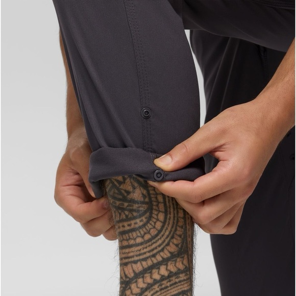 Prana men’s Roll Up Pants in Dark Grey Size 32 - Picture 3 of 15